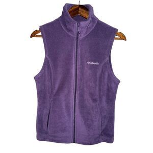 Purple Columbia Sportswear Fleece Vest Size M